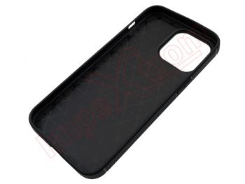 Black carbon fibre type case for Apple iPhone 15 Pro Max